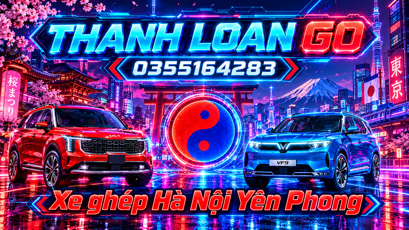 xe ghép hà nội yên phong