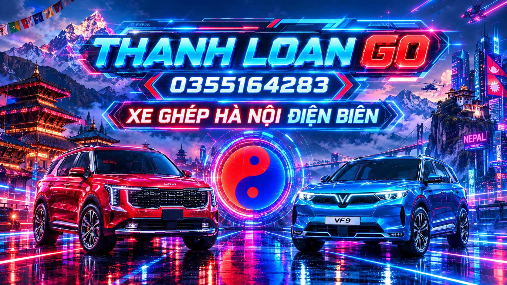 Dịch vụ xe ghép Hà Nội Điện Biên và Điện Biên Hà Nội