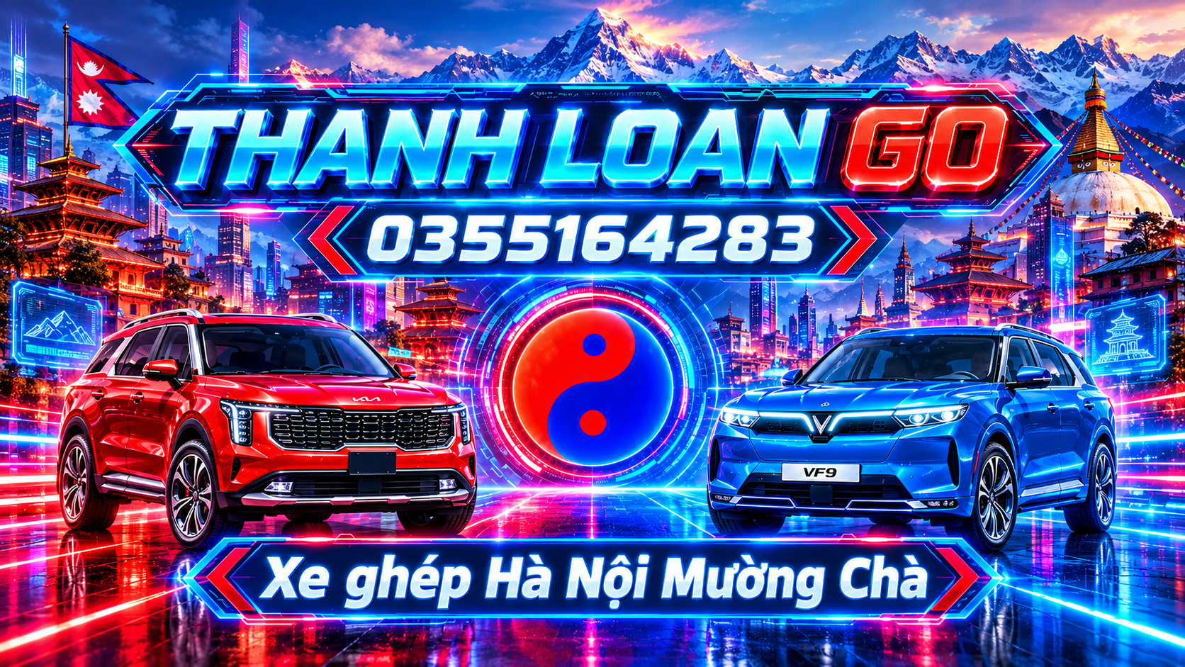 Dịch vụ xe ghép Hà Nội Mường Chà Điện Biên đón trả tận nơi