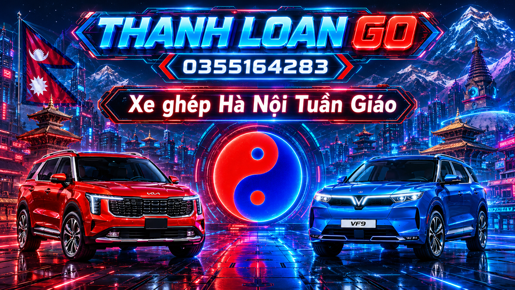 Xe ghép Hà Nội Tuần Giáo giá rẻ, đón trả tận nơi