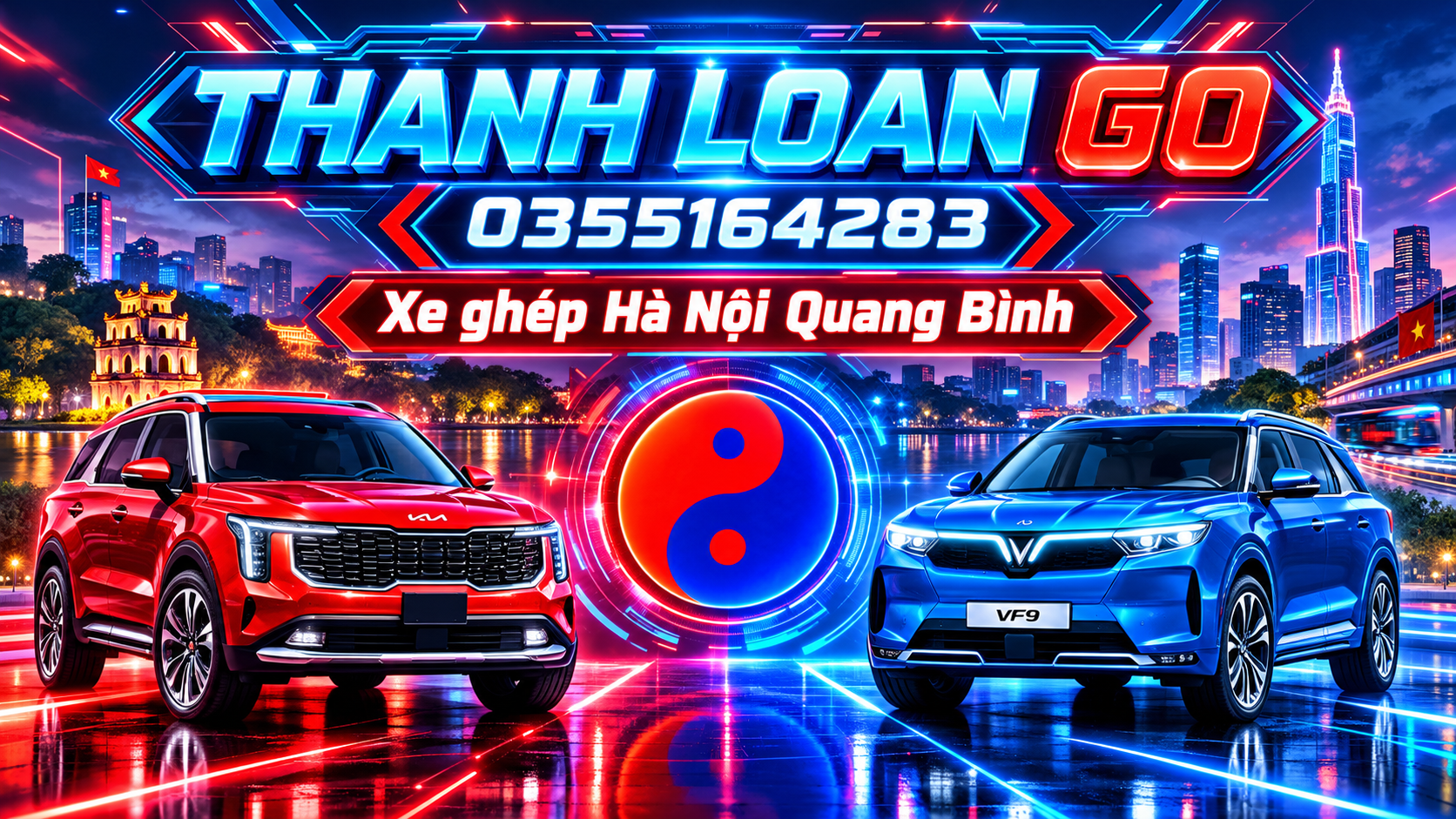 Dịch vụ xe ghép Hà Nội Quảng Bình - Thanh Loan Go