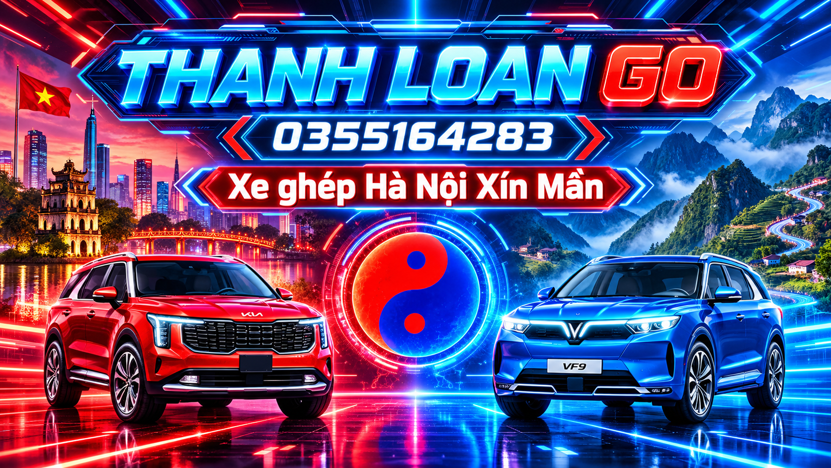 Xe ghép Hà Nội Xín Mần giá rẻ, đón trả tận nơi
