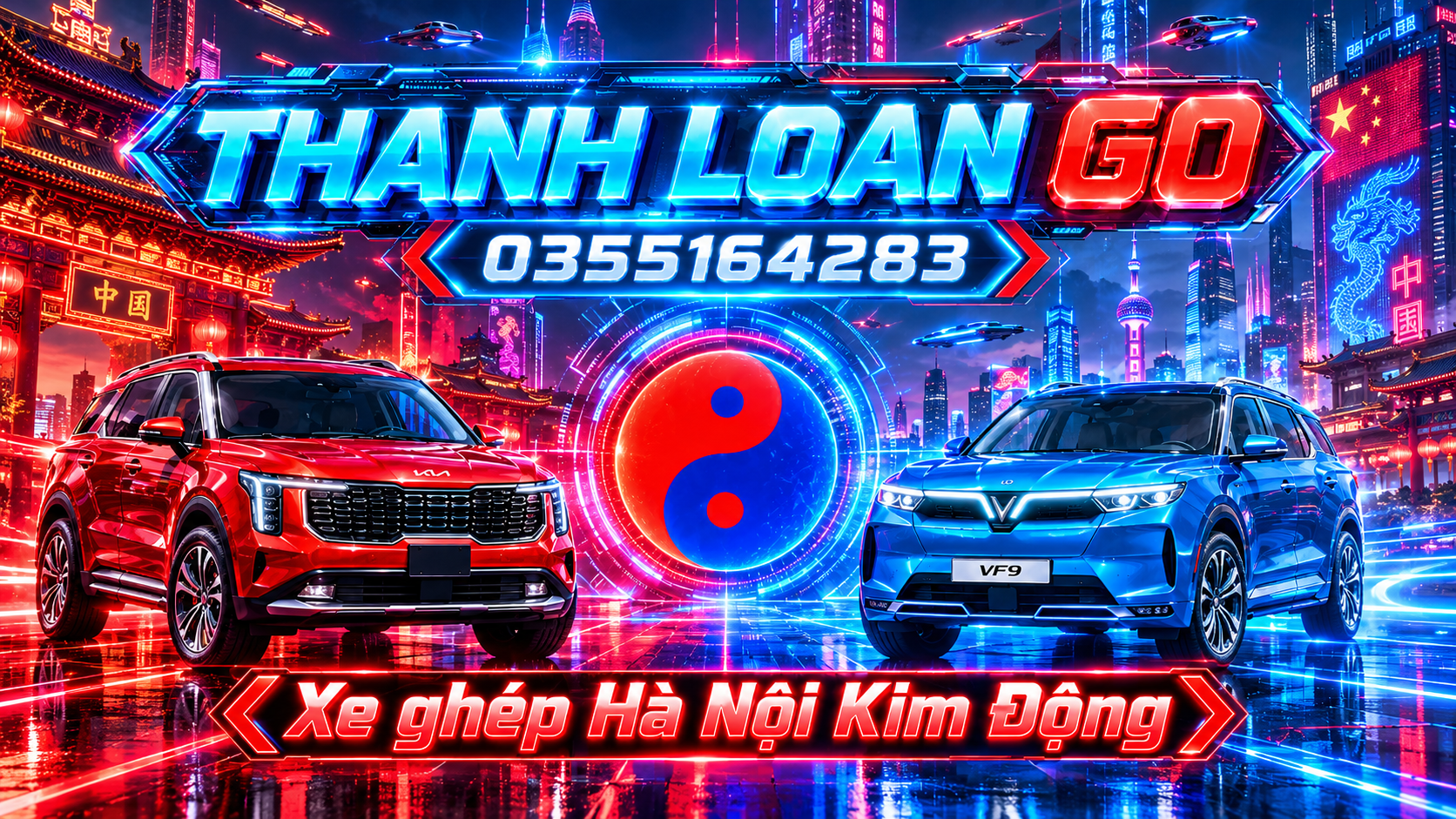 xe ghép hà nội kim động