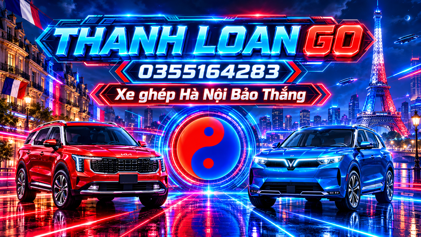 Dịch vụ xe ghép Hà Nội Bảo Thắng giá rẻ, đón trả tận nơi