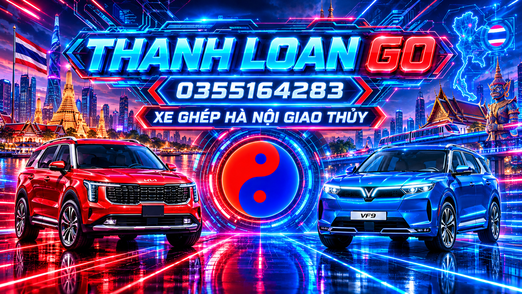 xe ghép hà nội giao thủy