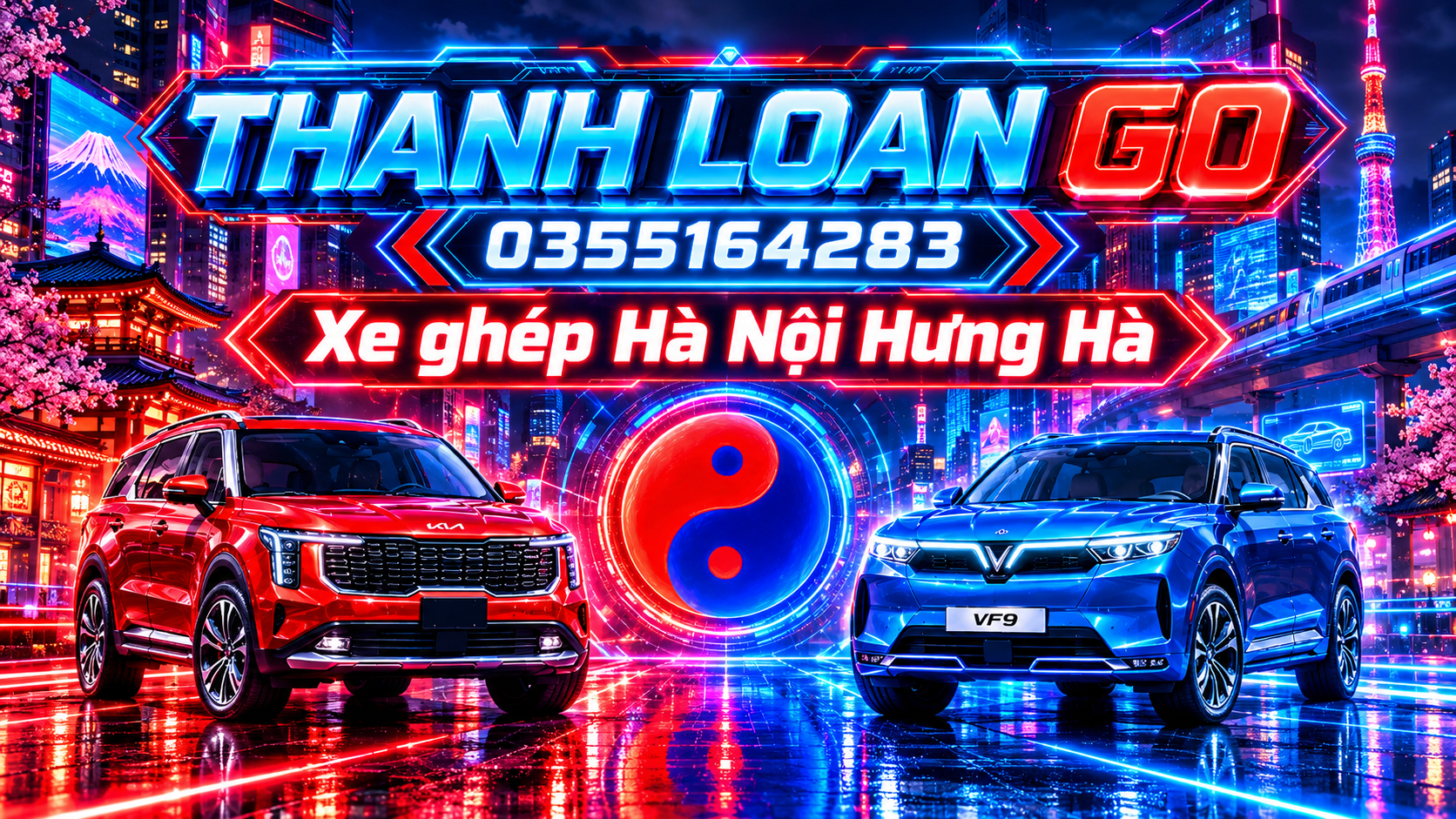 Xe ghép Hà Nội Hưng Hà