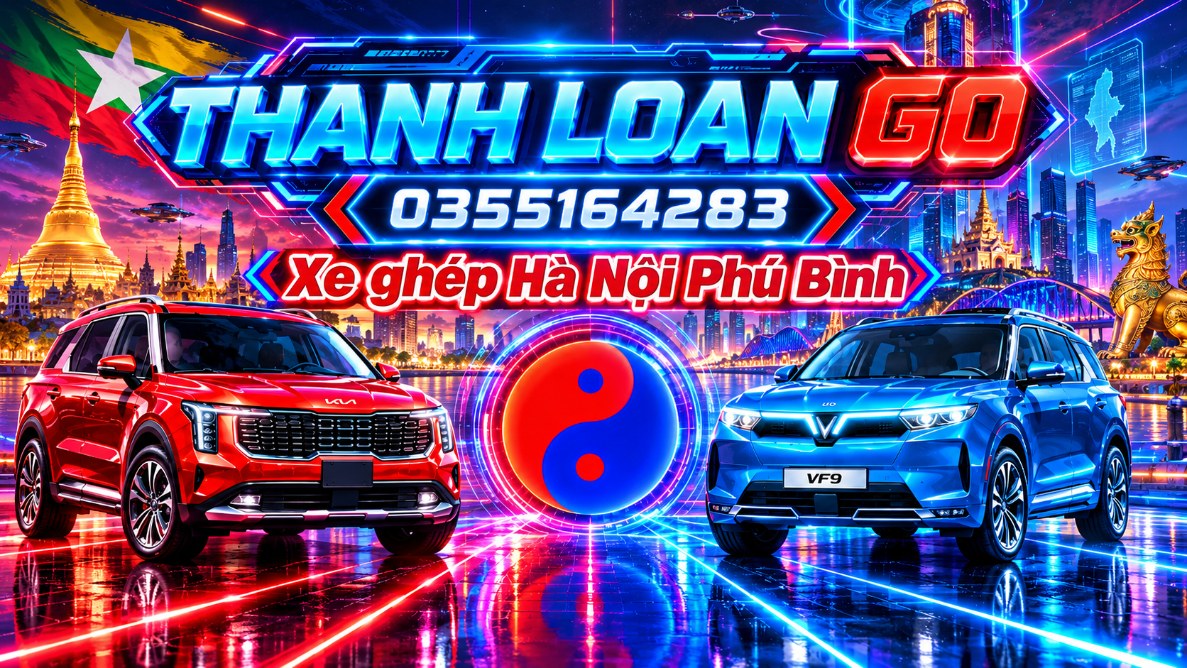 xe ghép hà nội phú bình