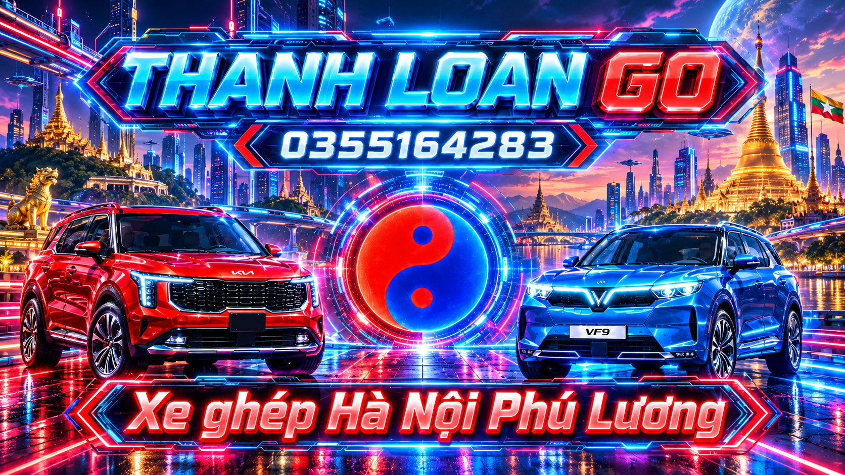 xe ghép Hà Nội Phú Lương