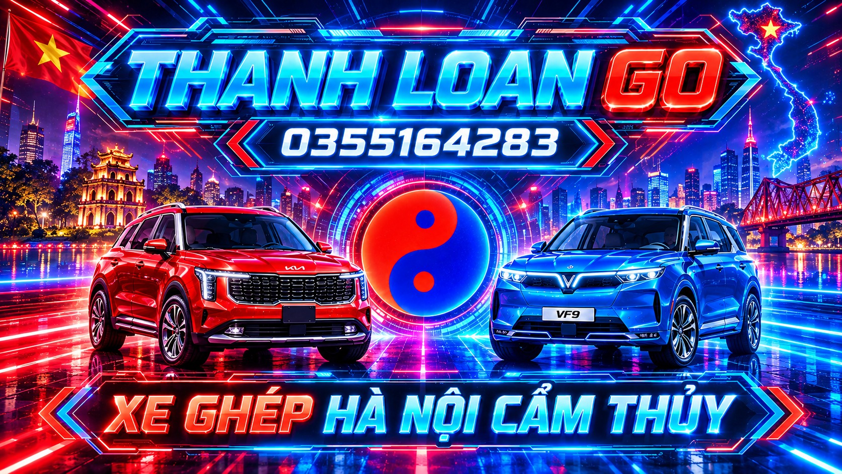 Dịch vụ xe ghép Hà Nội Cẩm Thủy đón trả tận nơi giá rẻ