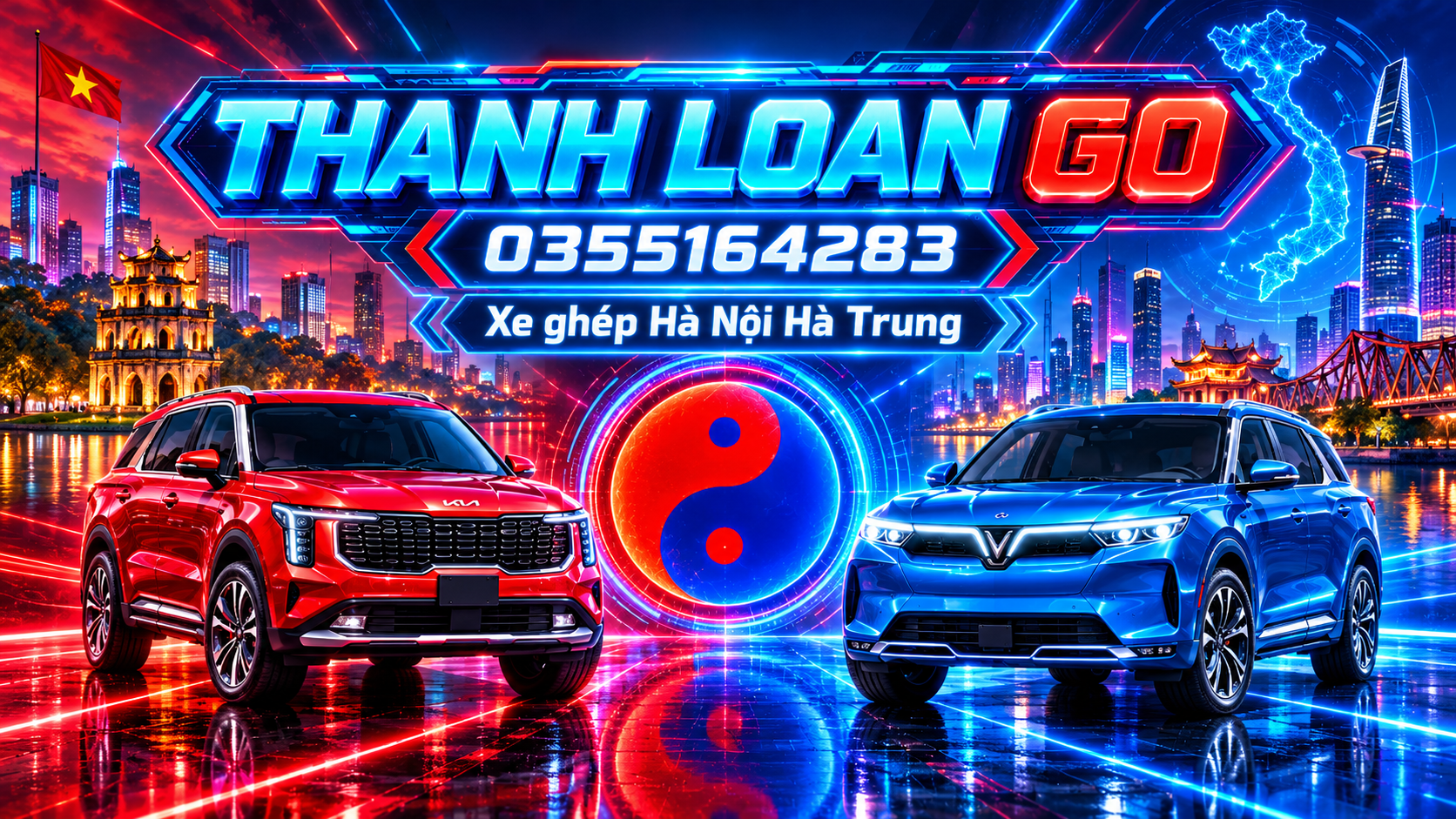 Xe ghép Hà Nội Hà Trung giá rẻ, đón trả tận nơi