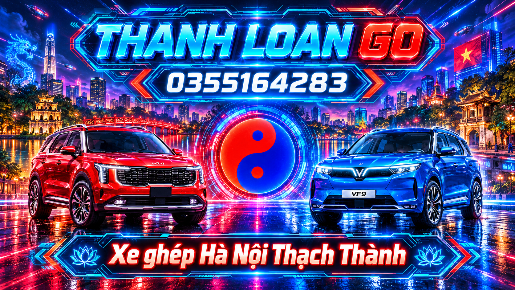 Xe ghép Hà Nội Thạch Thành