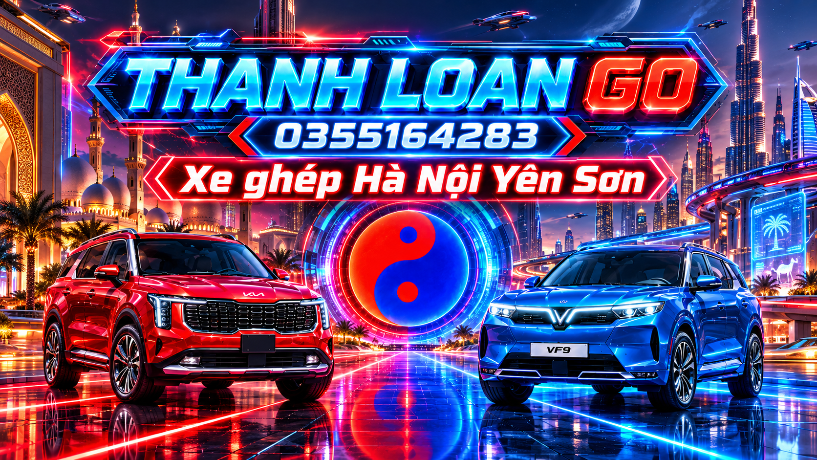 Dịch vụ xe ghép Hà Nội Yên Sơn Thanh Loan Go