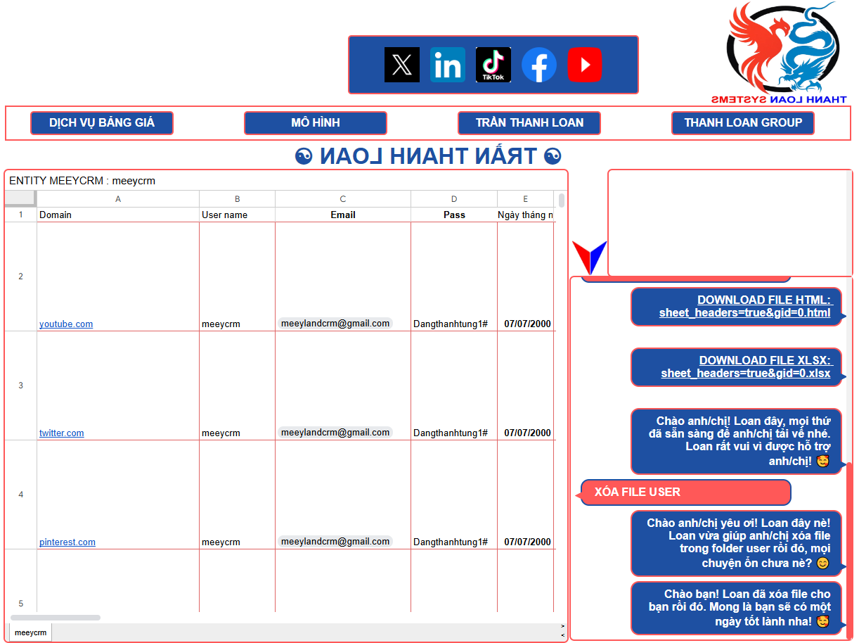 truy cập folder user