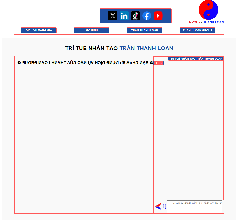 TRÍ TUỆ NHÂN TẠO TRẦN THANH LOAN