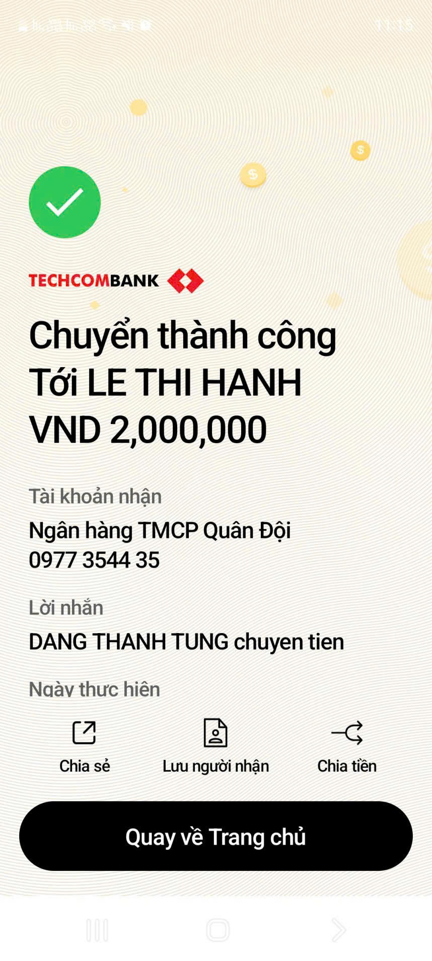HÓA ĐƠN THANH LOAN GROUP