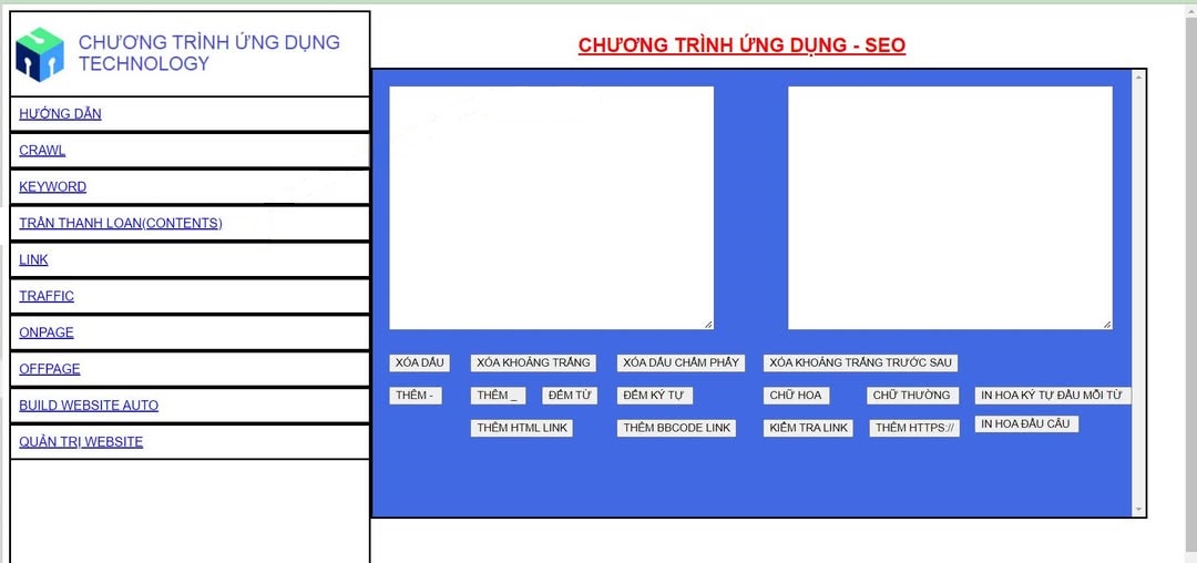 CHƯƠNG TRÌNH ỨNG DỤNG