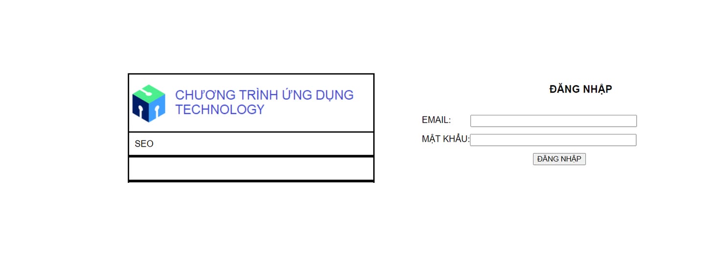 CHƯƠNG TRÌNH ỨNG DỤNG