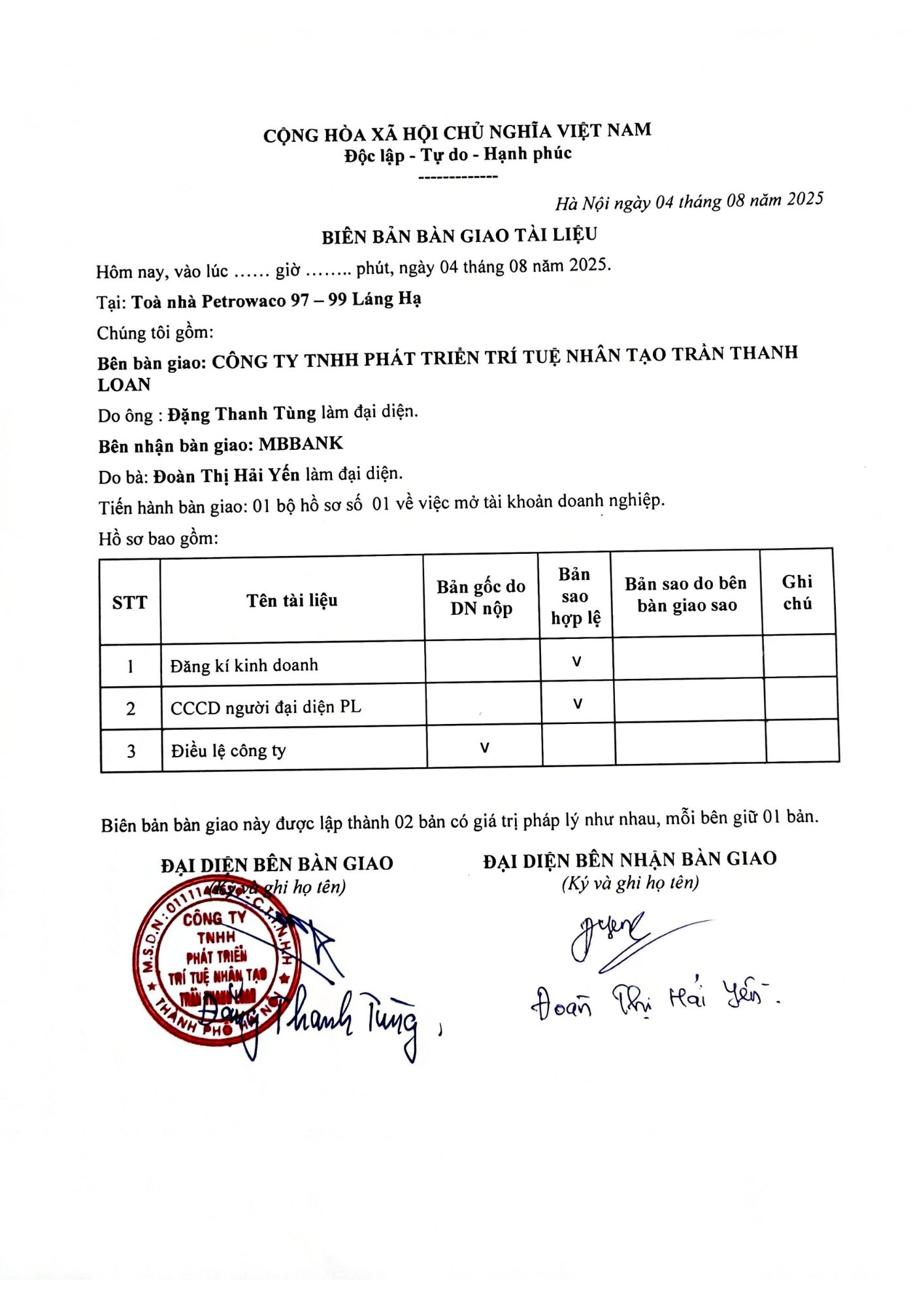 TÀI LIỆU THANH LOAN GROUP